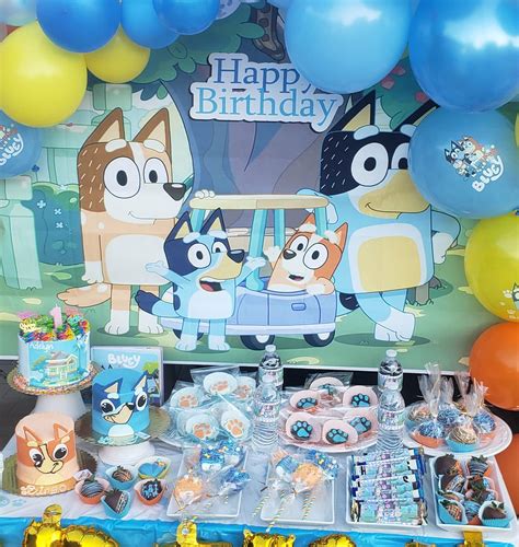 Bluey Birthday Party Decorationsbluey Birthday Propsbluey 1st