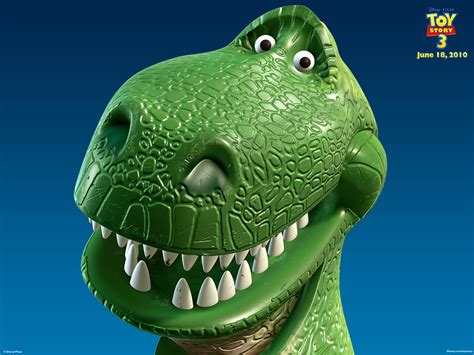 Rex the T-Rex from Toy Story Desktop Wallpaper