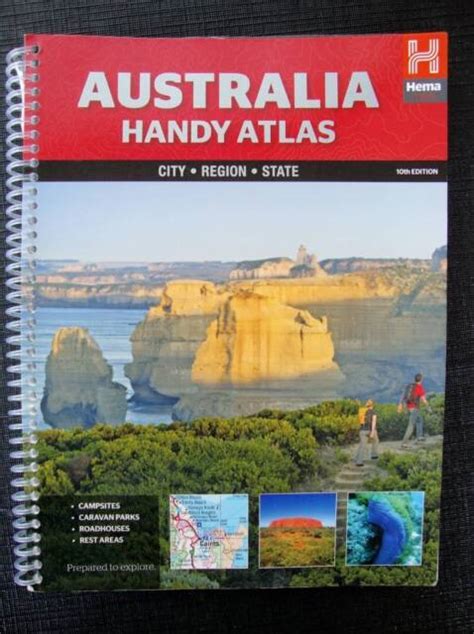 Australia Handy Atlas 10th Edition By Hema Maps Travel Guides