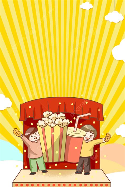 Creative Vector Popcorn New Taste Poster Background Popcorn Set