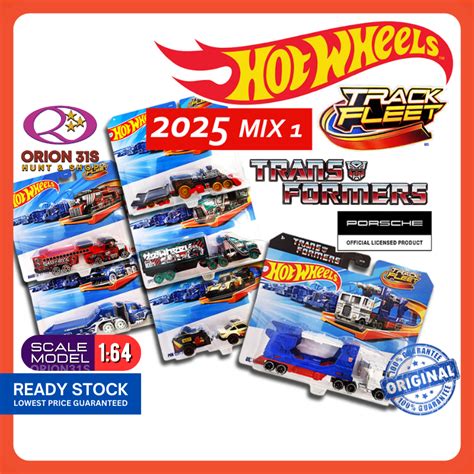 Hot Wheels Track Fleet Ultra Magnus Nitro Rail Porsche Hauler Semi Rodger Haulin