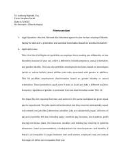 Title Vii Sex Discrimination Gender Equality In The Workplace Course Hero