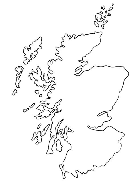 Scotland Coloring Page