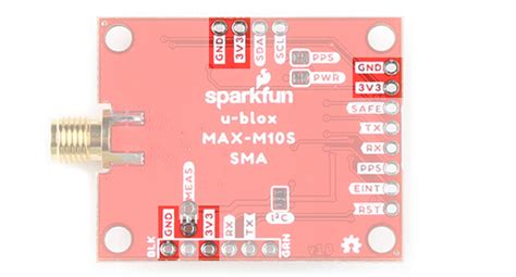 GNSS Receiver Breakout MAX M10S Qwiic Hookup Guide SparkFun Learn