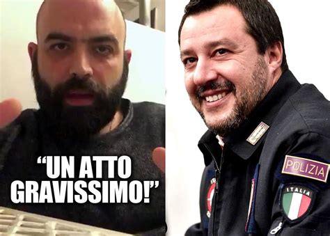 Saviano Usa Le Forze Dell Ordine Pur Di Attaccare Ancora Salvini