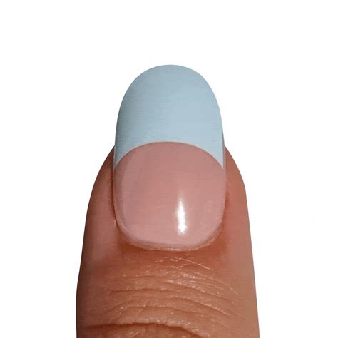 French Blue Flower Uvnailz