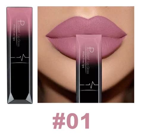 Conjunto De Delineador Labial De Batom Fosco Velvet Nude Lip Parcelamento Sem Juros