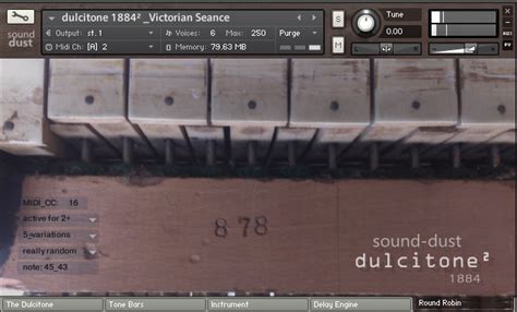 dulcitone 1884² by Sound Dust - Keyboard