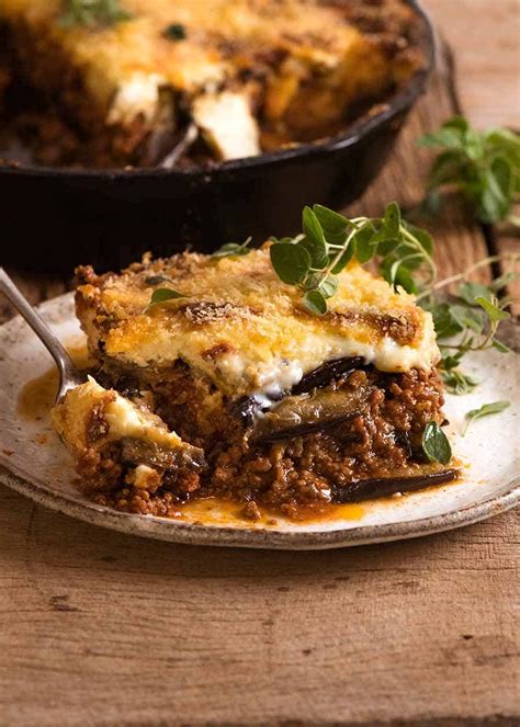 Moussaka Greek Eggplant Lasagna Recipe Moussaka Recipe Greek Dishes Moussaka