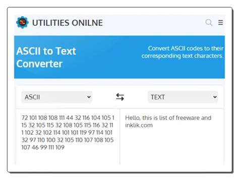 10 Best Free Online Ascii To Text Converter Websites