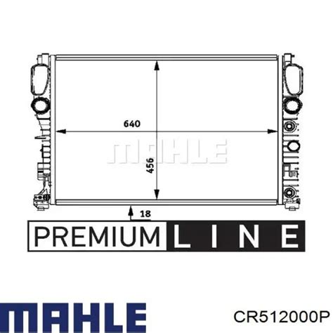 CR512000P Mahle Original радиатор охлаждения двигателя