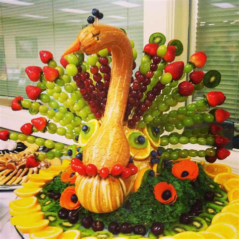 jw  atlanta int convention fruit display food art  kids