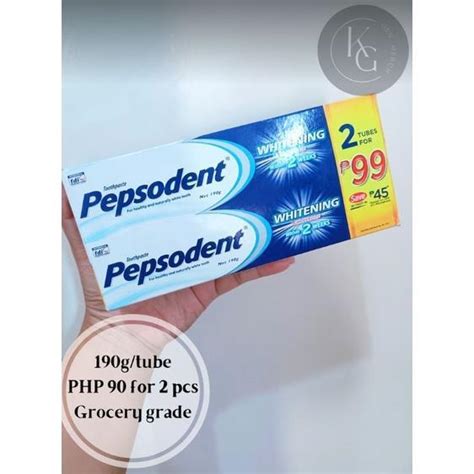 Pepsodent Whitening Toothpaste 75g And 190g Lazada Ph