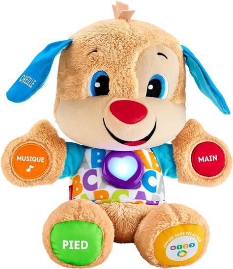 Fisher Price Puppy Eveil Progressif Peluche Musicale Et Interactive