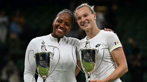 American Taylor Townsend wins Wimbledon 2024 women's doubles crown alongside Katerina Siniakova ...