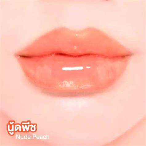 RAN plumping lip filler by pom vinil nude peach JaejuShop รานเจจ