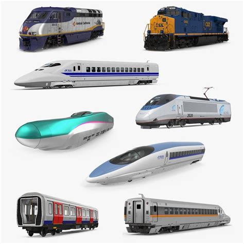 3d Model Subway Train