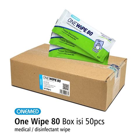 jual  wipe  box isi  pcs tissue desinfektan onemed bn shopee