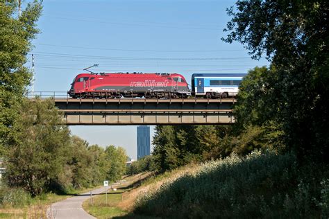 Railjet 72 Von Graz Nach Prag Kurz Nach Der Uberquerung Der Neuen