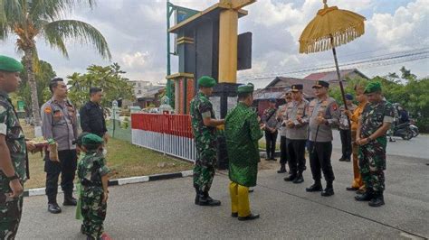 Kapolda Dan Pju Polda Kalbar Kunjungan Kerja Ke Kodim Singkawang