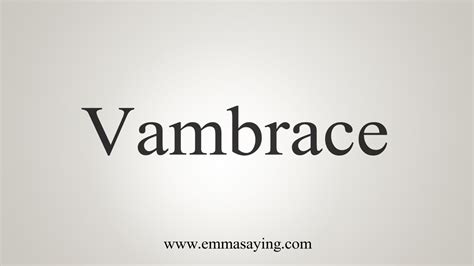 vambrace youtube