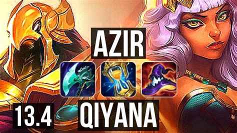 Azir Vs Qiyana Mid Winrate Godlike Kr Master