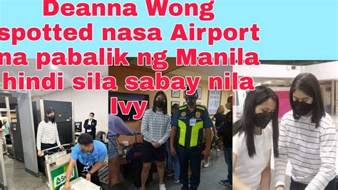 Deanna Wong Spotted Nasa Airport Na Pabalik Ng Maniladeannawong