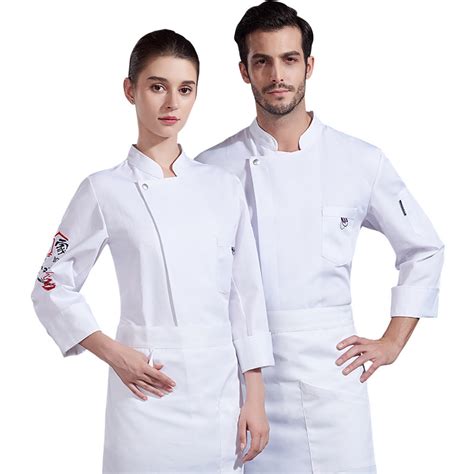 Irder Long Sleeve Chef Jacket Design For Chinese Restaurant