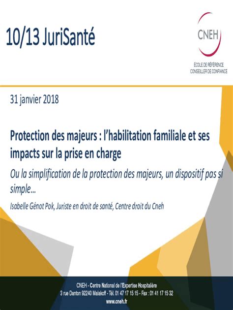 Remplissable En Ligne Lhabilitation Familiale Et Ses Impacts Sur La Prise En Charge Fax Email