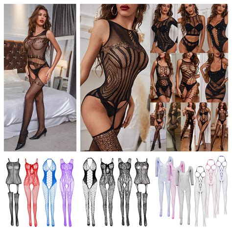 Sleepwear Stretchy Hollow Out Sleeveless Halter Erotic Lingerie Sexy