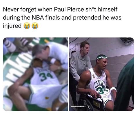 Paul Pierce Reveals Truth About Pooping His Pants During The Finals News