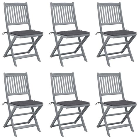 Maison Exclusive Chaises Pliables D Ext Rieur Pcs Avec Coussins