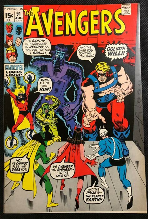 Avengers 1963 91 VF 8 0 Sal Buscema