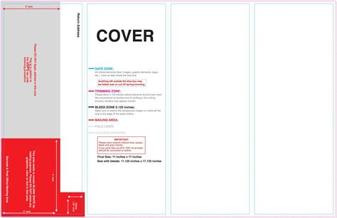 11X17 Half Fold Brochure Template