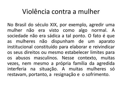Texto Violência Contra Mulher - Texto violência contra a mulher | PPT