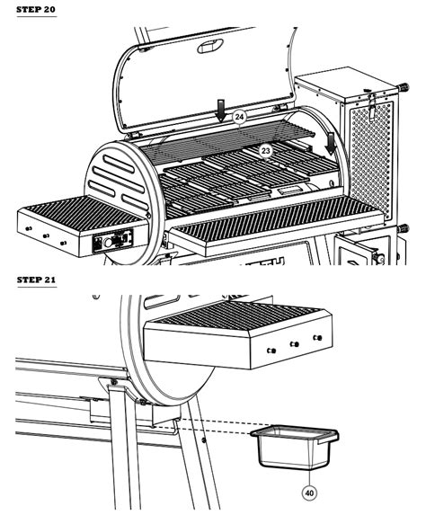 Char Griller Gravity Fed 980 Charcoal Grill Installation Guide