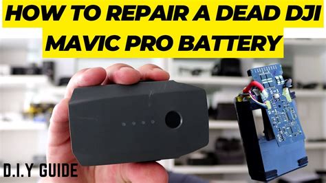 The Quick And Easy Guide To Fixing Your Dead Dji Mavic Pro Battery Youtube