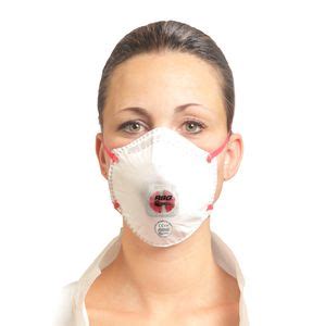 Mascarilla FFP2 FS NR D RSG Safety sin látex con válvula de