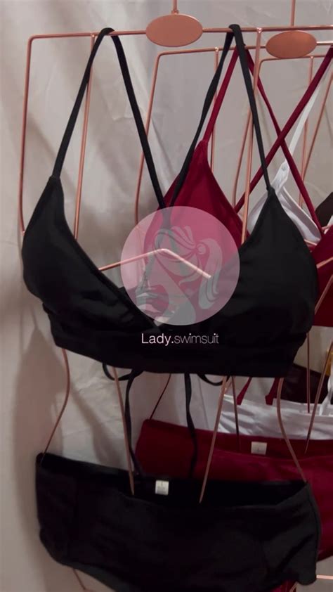 Jual Lady Swimsuit Set 2pcs Bikini Baju Renang Wanita Model High Waist Two Piece Five Colours