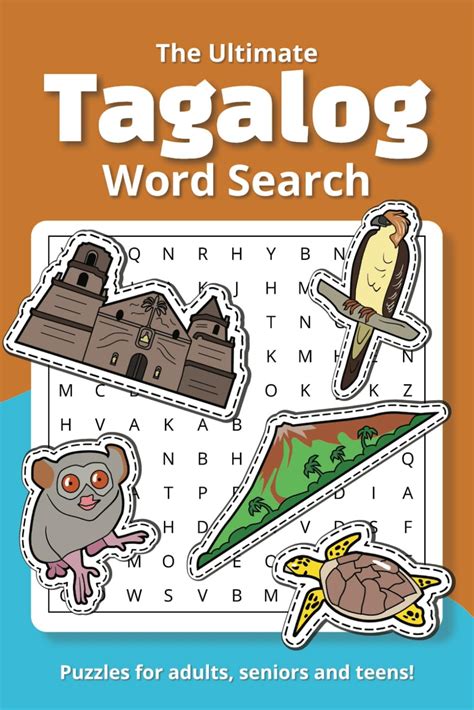 ultimate tagalog word search puzzle book word searches  easy