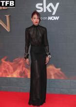 Sonoya Mizuno Sexy Seen Flashing Her Nude Tits At The House Of Dragon Premiere In London AZNude