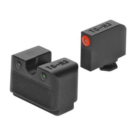 Truglo Tritium Pro Suppressor Height Night Sights For Glock Mos Pistols