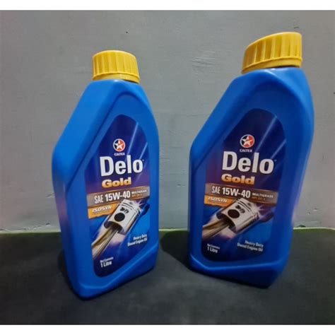 CALTEX DELO GOLD 1LITER SAE 15W 40 MULTIGRADE API CH 4 Shopee Philippines