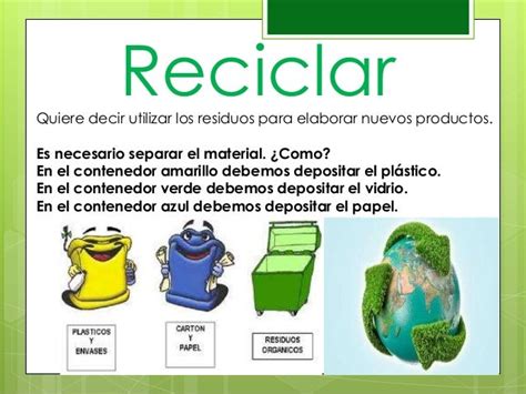 Reducir Reutilizar Y Reciclar