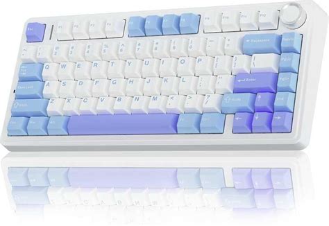 Aula F Wireless Keyboard Gasket Hot Swappable Custom Keyboard Pre Lubed Ear Switches Rgb