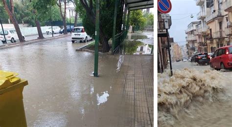 Maltempo Sicilia Forti Temporali Nel Palermitano Esonda Torrente A