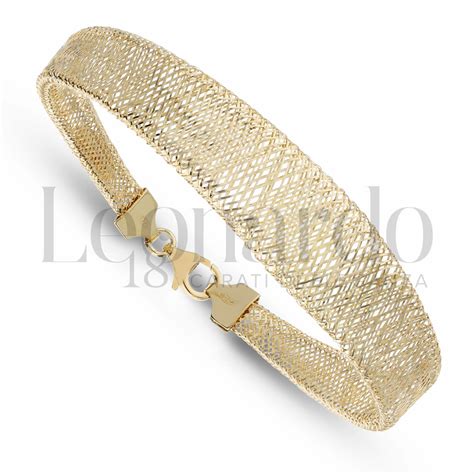 Bracciali Bracciale Modello A Scalare Calza Da Donna In Oro 18 Carati