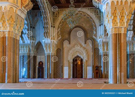 CASABLANCA MOROCCO Interior Of Hassan II Mosque It Is The Largest