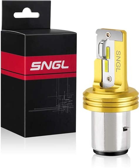 Amazon Sngl H Ba D Motorcycle Led Headlight Bulb Hi Lo Beam