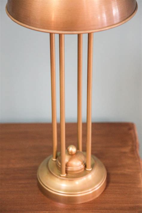 Настольная лампа из латуни ручной работы купить в Москве : Мастерская ...